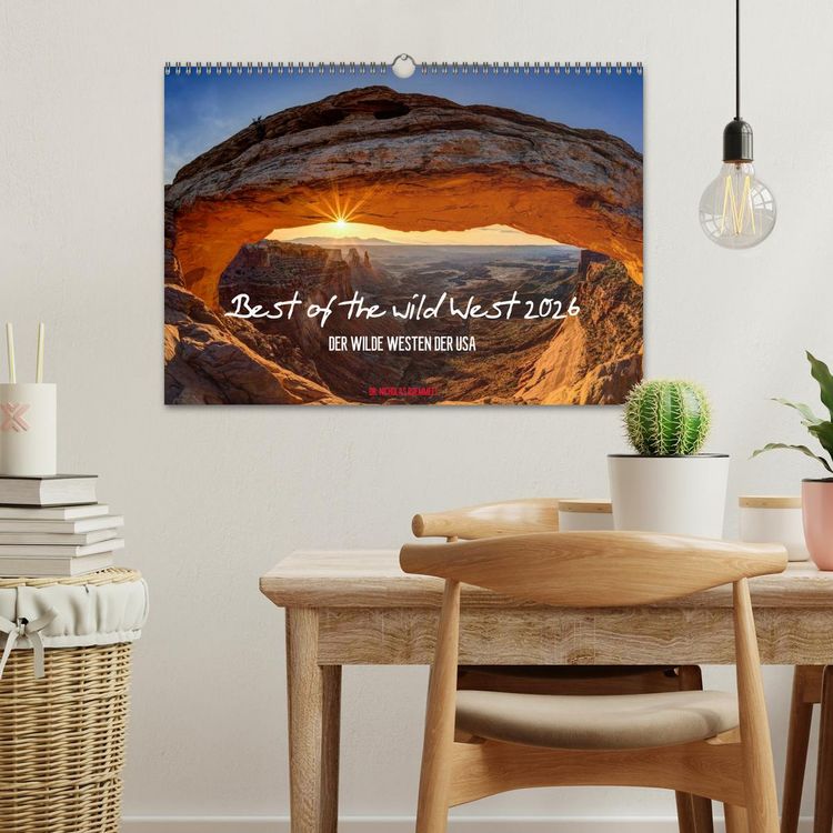 Produktbild: Best of the wild West 2026 (Wandkalender 2026 DIN A3 quer), CALVENDO Monatskalender
