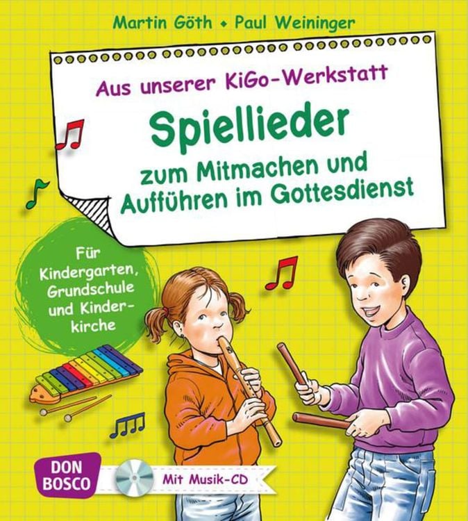 Produktbild: Spiellieder zum Mitmachen und Auff&uuml;hren im Gottesdienst, Liederbuch, m. Audio-CD.