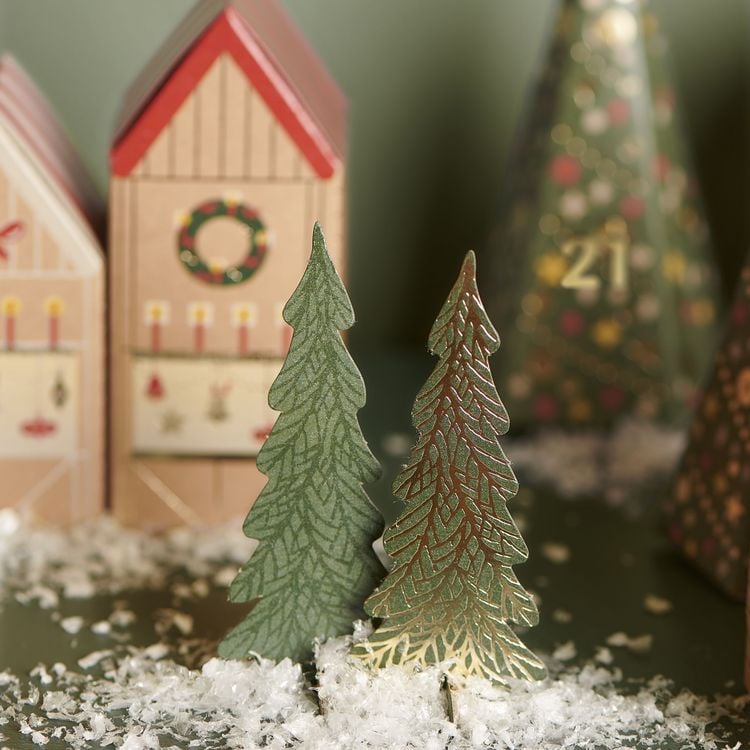 Produktbild: Bastelset Adventskalender "Weihnachtsmarkt"