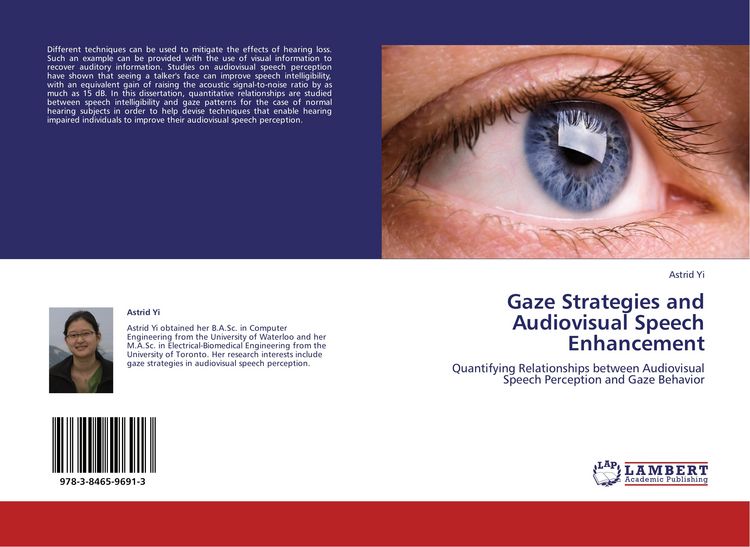 Produktbild: Gaze Strategies and Audiovisual Speech Enhancement