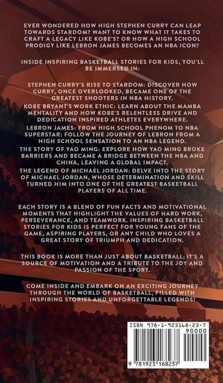 Produktbild: Inspiring Basketball Stories For Kids - Fun, Inspirational Facts & Stories For Young Readers
