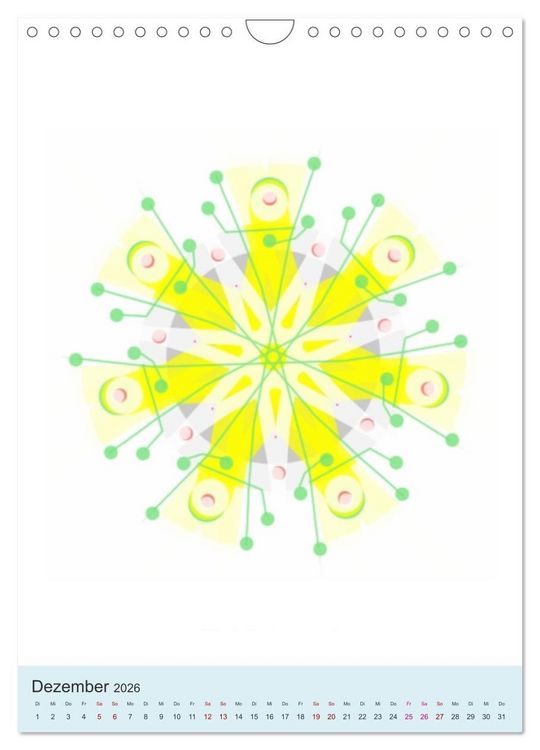 Produktbild: Transluzent-Mandalas (Wandkalender 2026 DIN A4 hoch), CALVENDO Monatskalender