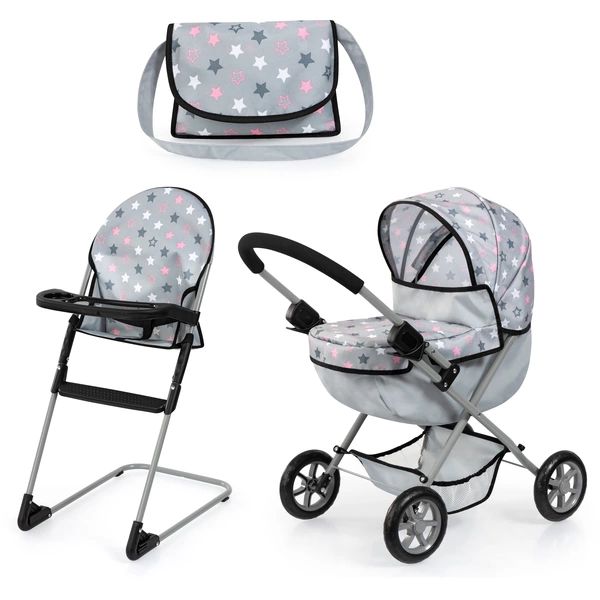 Produktbild: Puppenwagen Set Cosy grau