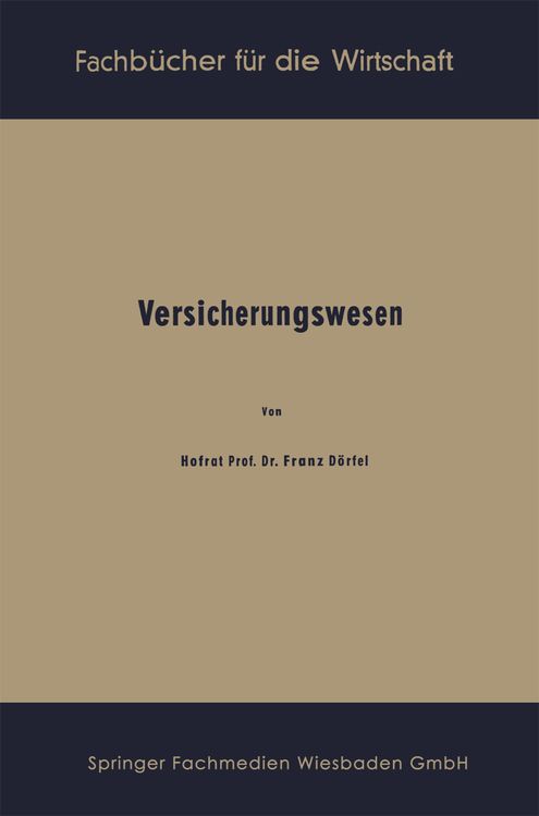 Produktbild: Versicherungswesen