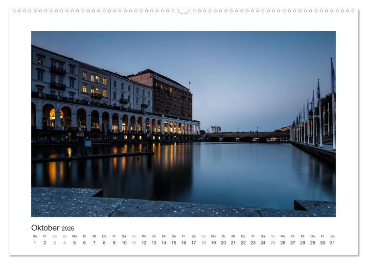 Produktbild: Hamburger Perlen (Wandkalender 2026 DIN A2 quer), CALVENDO Monatskalender