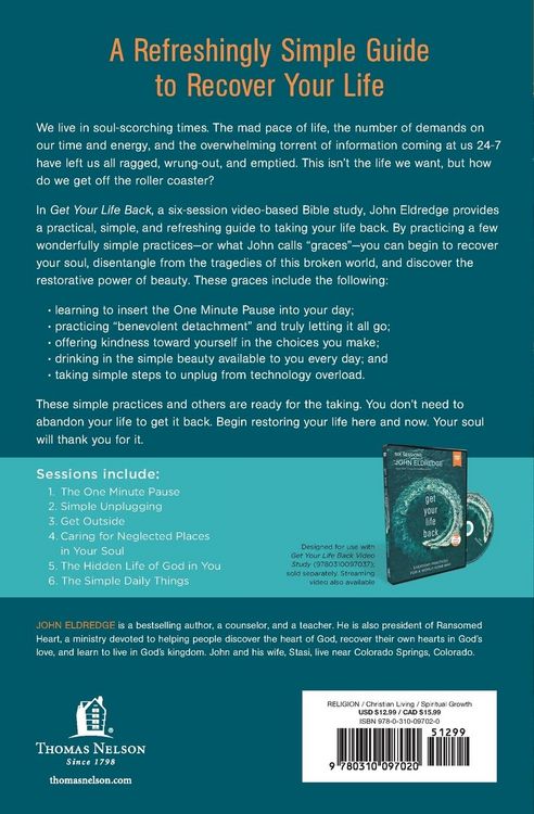 Produktbild: Get Your Life Back Study Guide