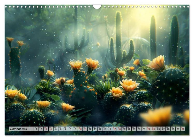 Produktbild: Prickly Cactus Journey (Wall Calendar 2026 DIN A3 landscape), CALVENDO 12 Month Wall Calendar