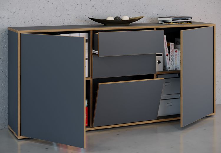 Produktbild: Holz Kommode Sideboard Salia Breite 160 Schublade