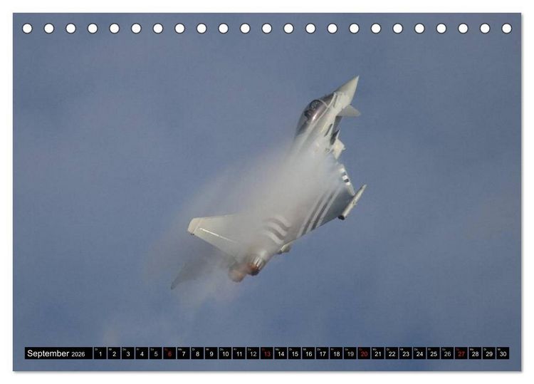Produktbild: Augenblicke in der Luft: Eurofighter Typhoon (Tischkalender 2026 DIN A5 quer), CALVENDO Monatskalender