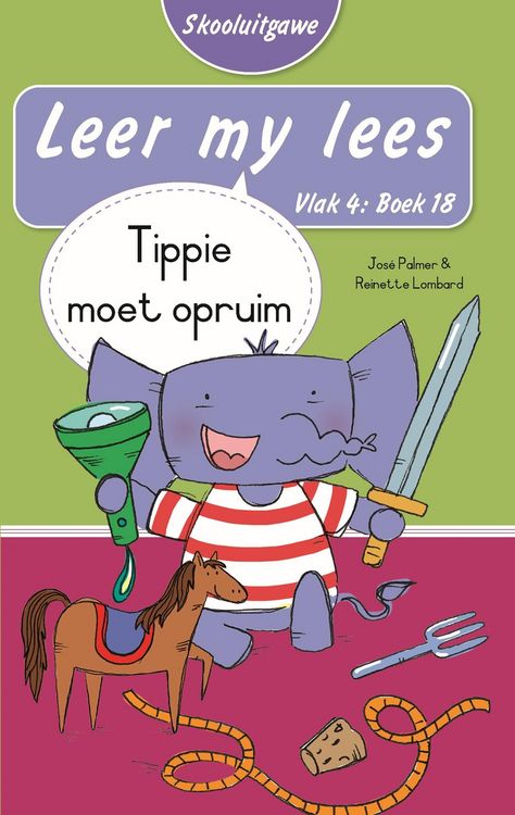 Produktbild: Leer my lees (Vlak 4 Boek 18): Tippie moet opruim (Skooluitgawe)