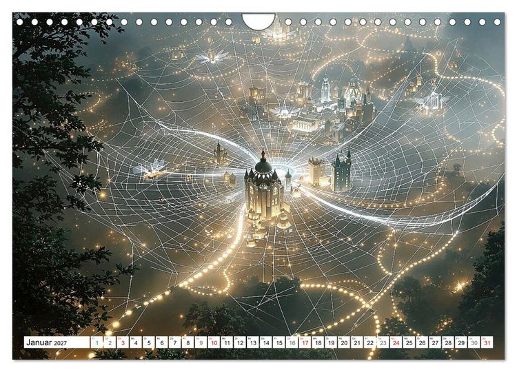 Produktbild: Wimmelnde Wunderwelten (Wandkalender 2027 DIN A4 quer), CALVENDO Monatskalender