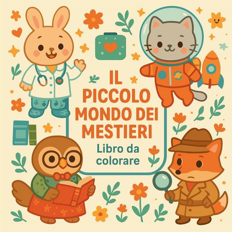 Produktbild: Il piccolo mondo dei mestieri - Libro da colorare