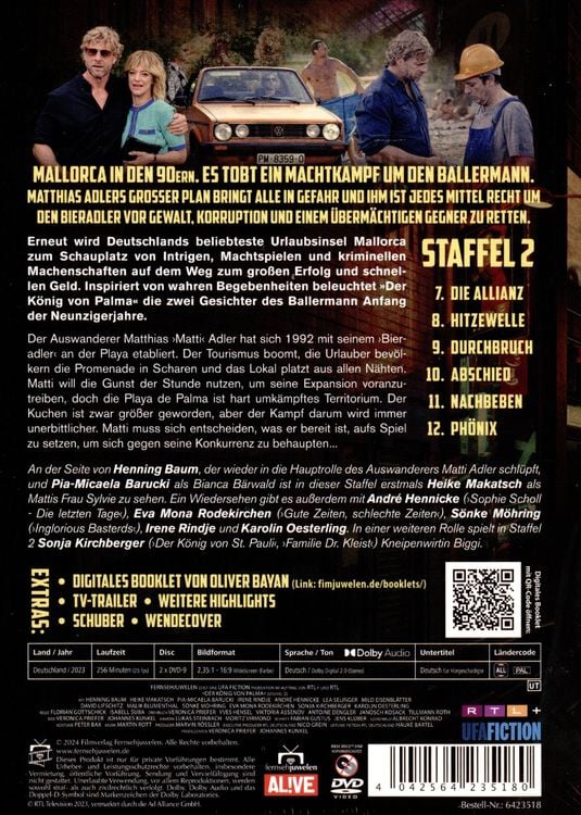 Produktbild: Der K&ouml;nig von Palma - Staffel 2 [2 DVDs]