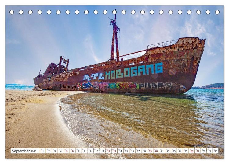 Produktbild: I love Greece (Tischkalender 2026 DIN A5 quer), CALVENDO Monatskalender