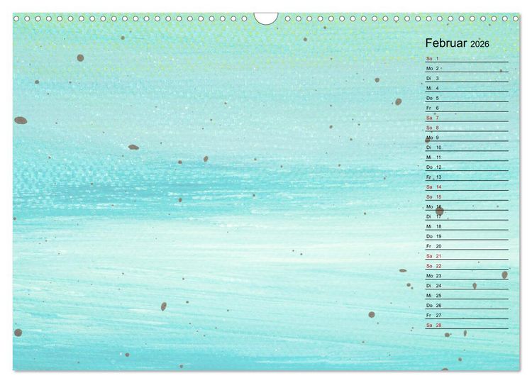 Produktbild: Pastellbunter DIY-Bastelkalender (Wandkalender 2026 DIN A3 quer), CALVENDO Monatskalender