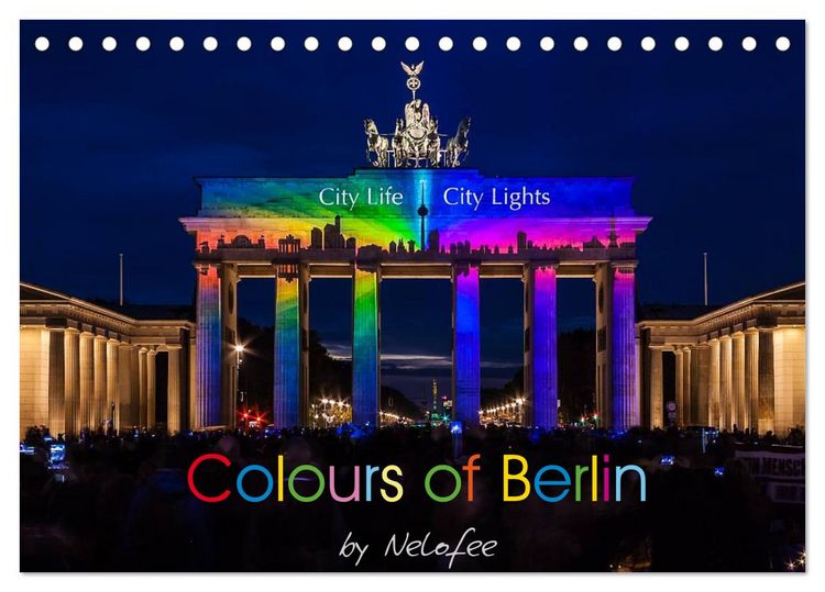 Produktbild: Colours of Berlin (Tischkalender 2026 DIN A5 quer), CALVENDO Monatskalender