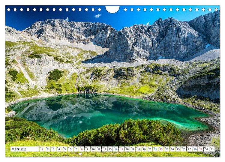 Produktbild: Tiroler Bergseen (Wandkalender 2026 DIN A4 quer), CALVENDO Monatskalender