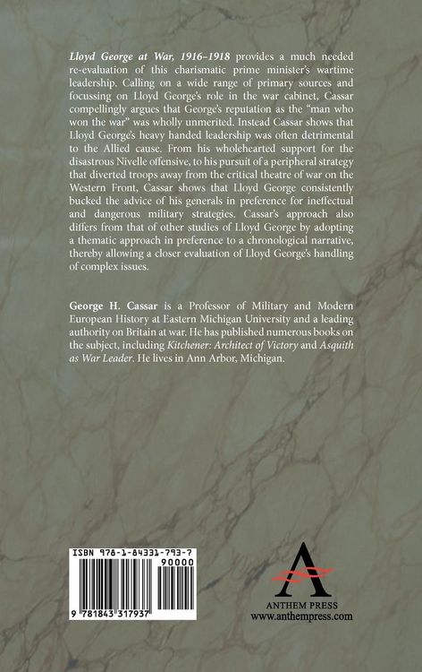 Produktbild: Lloyd George at War, 1916-1918