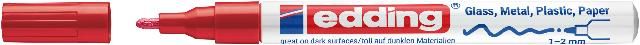 Produktbild: Edding 751 4-751-9-002 Lackmarker Rot 1 mm, 2mm
