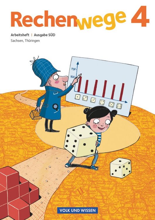 Produktbild: Rechenwege 4. Schuljahr - Arbeitsheft. S&uuml;d