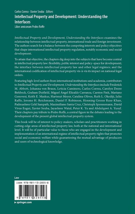 Produktbild: Intellectual Property and Development: Understanding the Interfaces