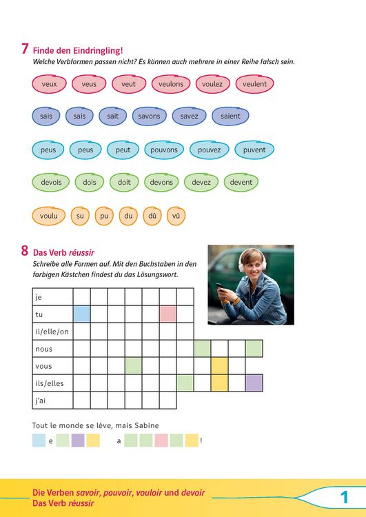 Produktbild: D&eacute;couvertes 3 Bayern (ab 2017) &Uuml;bungsblock zum Schulbuch, 3. Lernjahr