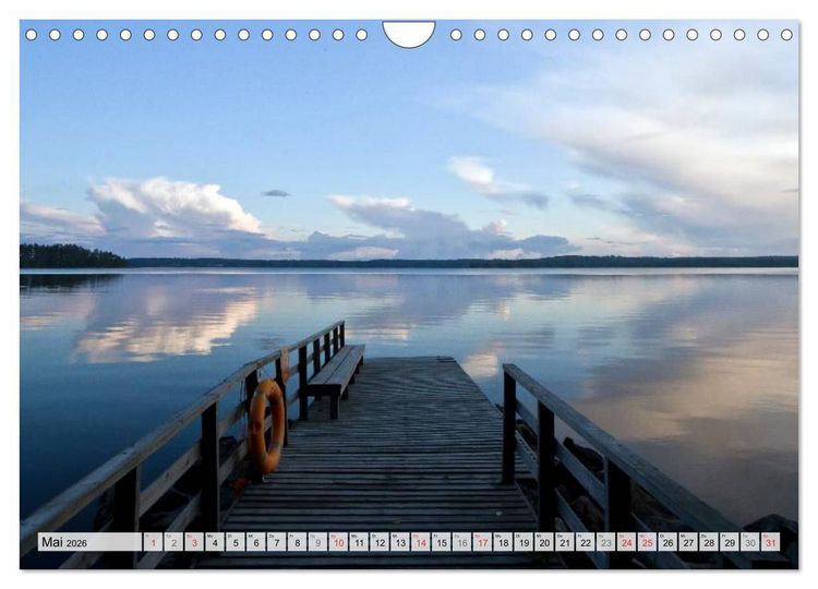 Produktbild: FINNLAND Traumhafte Landschaften (Wandkalender 2026 DIN A4 quer), CALVENDO Monatskalender