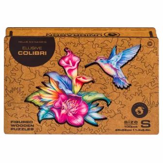 Produktbild: Elusive Colibri, 38 x 29 cm, 200 Teile, Holz-Puzzle