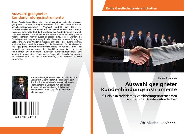 Produktbild: Auswahl geeigneter Kundenbindungsinstrumente