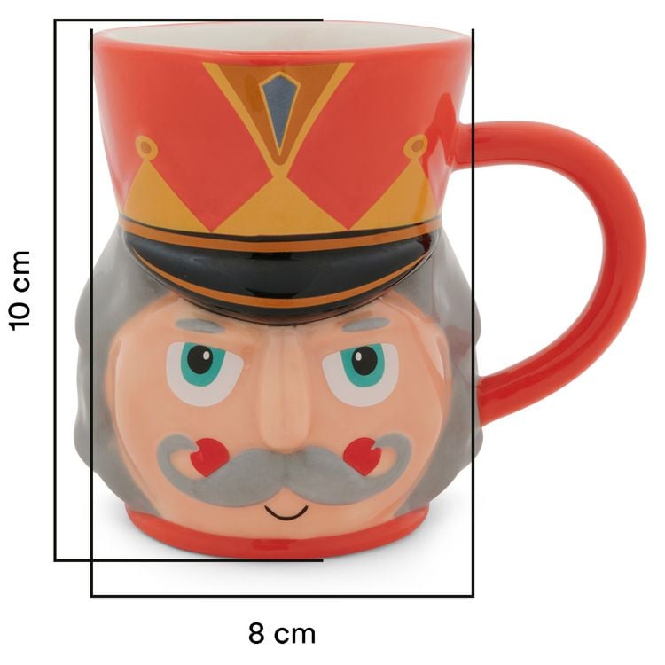Produktbild: Tasse figurativ Nussknacker rot
