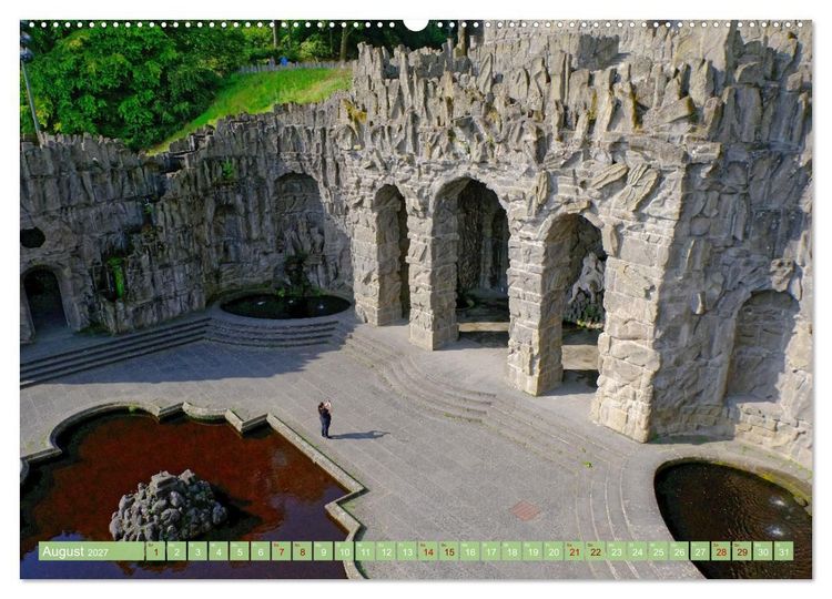 Produktbild: Bad Wilhelmsh&ouml;he Bergpark und Wasserspiele (Wandkalender 2027 DIN A2 quer), CALVENDO Monatskalender