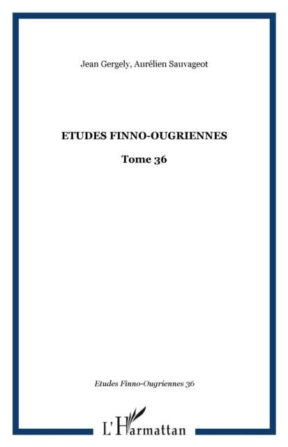 Produktbild: Etudes finno-ougriennes