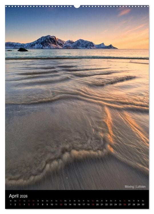 Produktbild: Northern Norway (hochwertiger Premium Wandkalender 2026 DIN A2 hoch), Kunstdruck in Hochglanz