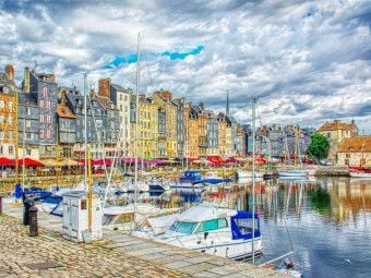 Produktbild: CALVENDO Puzzle Honfleur | 1000 Teile Lege-Gr&ouml;&szlig;e 64x48cm Foto-Puzzle f&uuml;r gl&uuml;ckliche Stunden