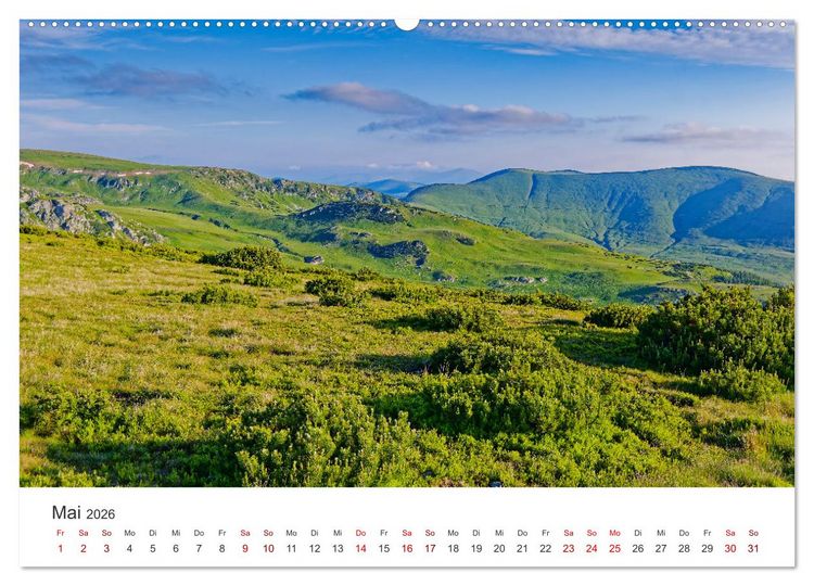 Produktbild: Siebenb&uuml;rgen und das Fagaras Gebirge (Wandkalender 2026 DIN A2 quer), CALVENDO Monatskalender