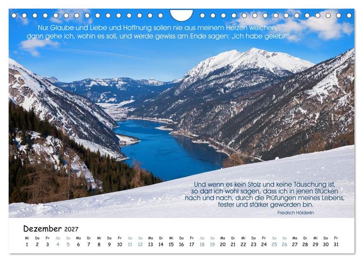 Produktbild: Christliche Bildpoesie 2027 (Wandkalender 2027 DIN A4 quer), CALVENDO Monatskalender