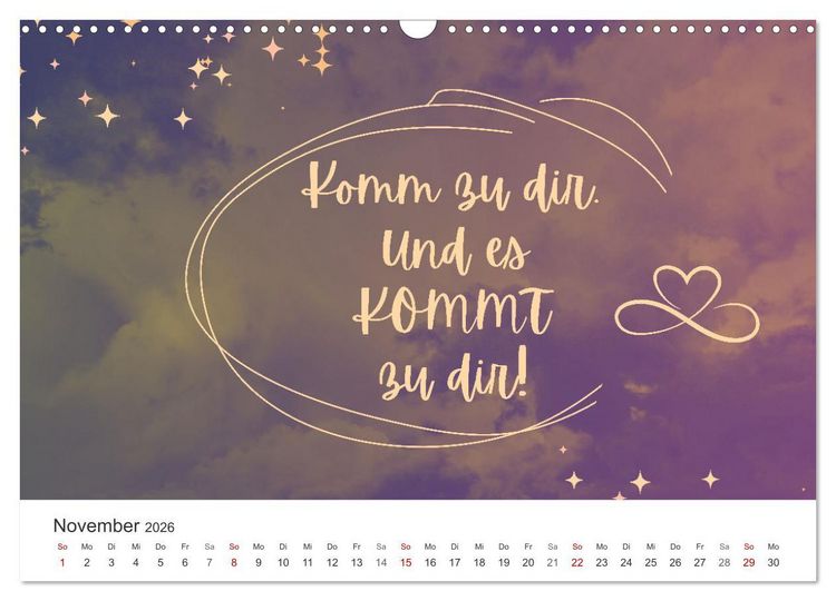 Produktbild: Lass Freude dein Kompass sein (Wandkalender 2026 DIN A3 quer), CALVENDO Monatskalender