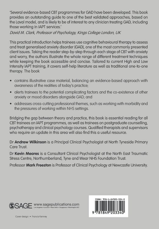 Produktbild: CBT for Worry and Generalised Anxiety Disorder