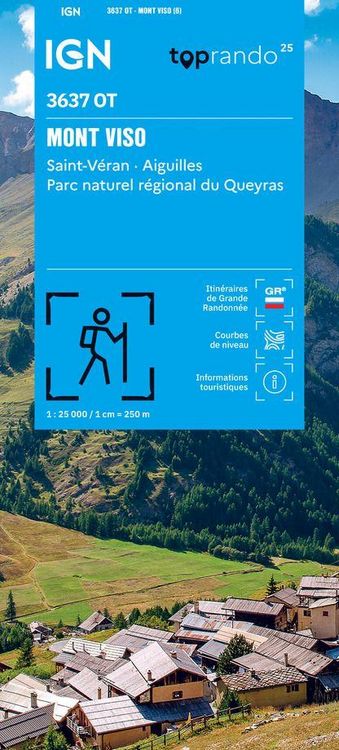 Produktbild: 3637OT Mont Viso - Saint-V&eacute;ran - Aiguilles - Pnr Du Queyras