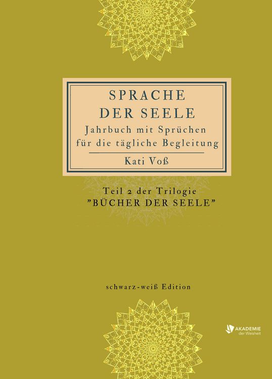 Produktbild: SPRACHE DER SEELE (schwarz-wei&szlig;-Edition)