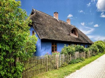 Produktbild: CALVENDO Puzzle Fischerkate im Lieper Winkel | 1000 Teile Lege-Gr&ouml;&szlig;e 64x48cm Foto-Puzzle f&uuml;r gl&uuml;ckliche Stunden