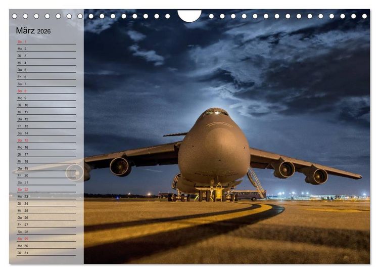 Produktbild: Kampfjets. U.S. Aircraft (Wandkalender 2026 DIN A4 quer), CALVENDO Monatskalender