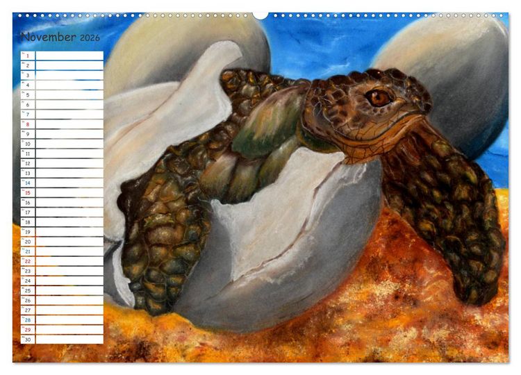 Produktbild: Faszination Malerei - Planer (hochwertiger Premium Wandkalender 2026 DIN A2 quer), Kunstdruck in Hochglanz