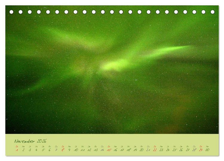 Produktbild: Nordlicht-Zauber auf den Lofoten. Aurora borealis (Tischkalender 2026 DIN A5 quer), CALVENDO Monatskalender