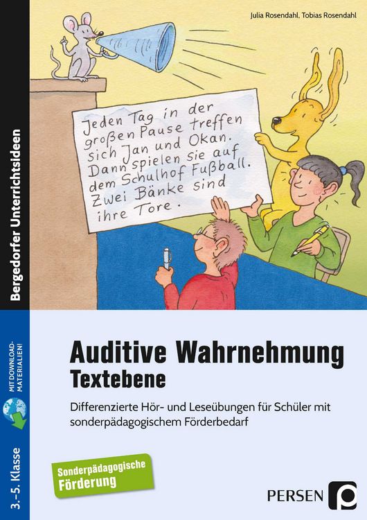 Produktbild: Auditive Wahrnehmung - Textebene