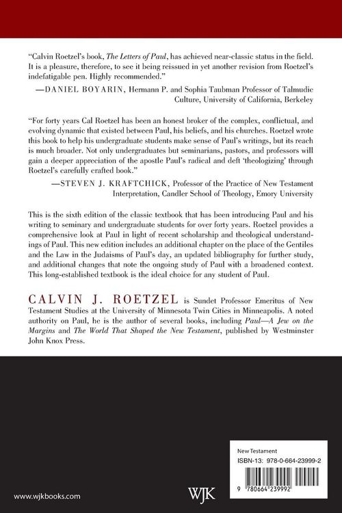 Produktbild: The Letters of Paul, Sixth Edition