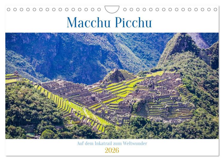 Produktbild: Macchu Picchu (Wandkalender 2026 DIN A4 quer), CALVENDO Monatskalender