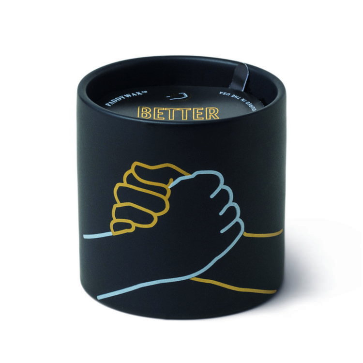 Produktbild: IMPRESSIONS "Black Ceramic Candle - Better Together - Incense & Smoke"