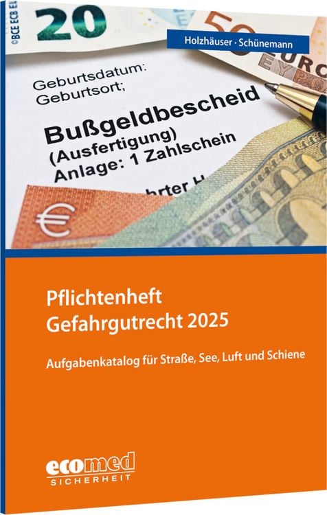 Produktbild: Pflichtenheft Gefahrgutrecht