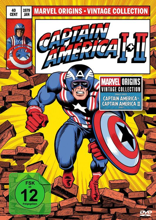 Produktbild: Captain America I+II - Marvel Origins [2 DVDs]